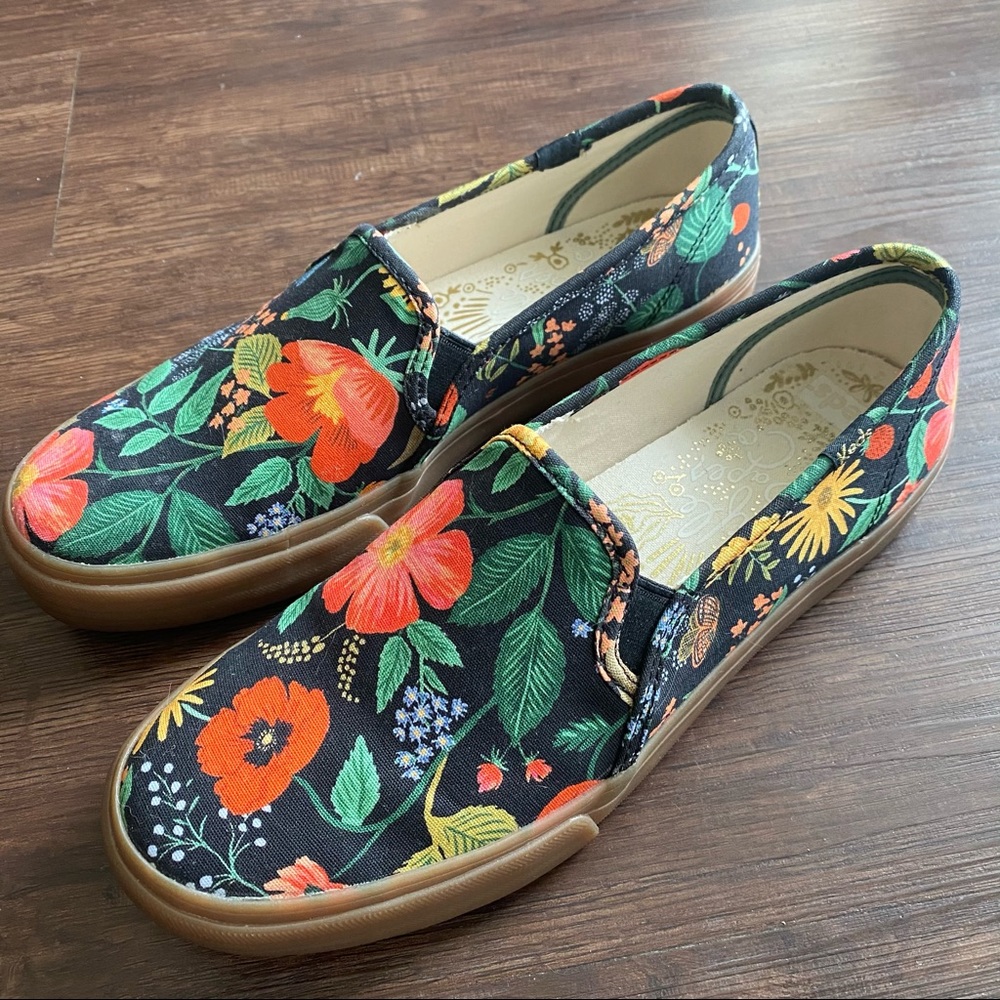 Keds x Rifle Paper Company Slip on sneakers size 9